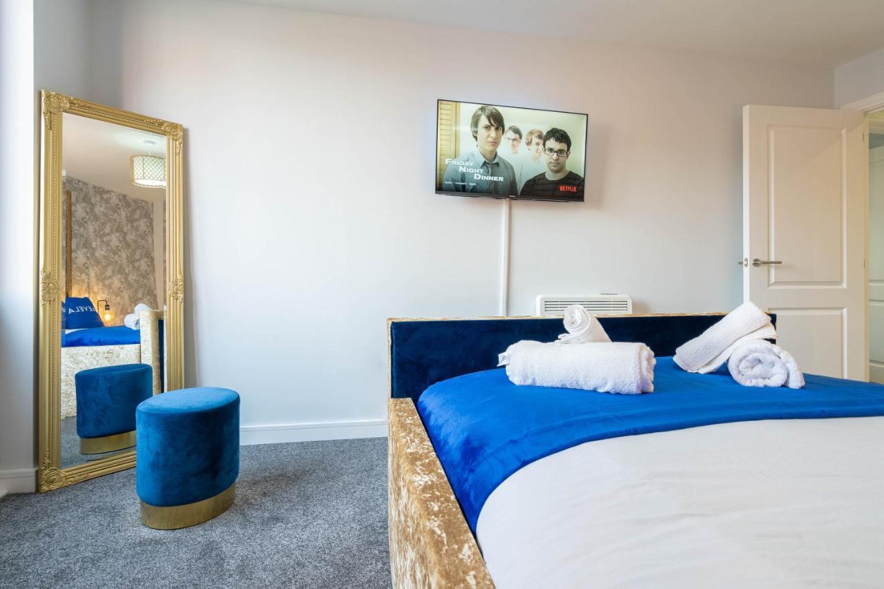 Maevela Apartments - Huge 7Ft Emperor Luxury 2 Bed Apartment - With Parking - New Build - City Centre, Digbeth - Rooftop Terrace - Ps4 & Smart Tv'S Birmingham Exterior photo